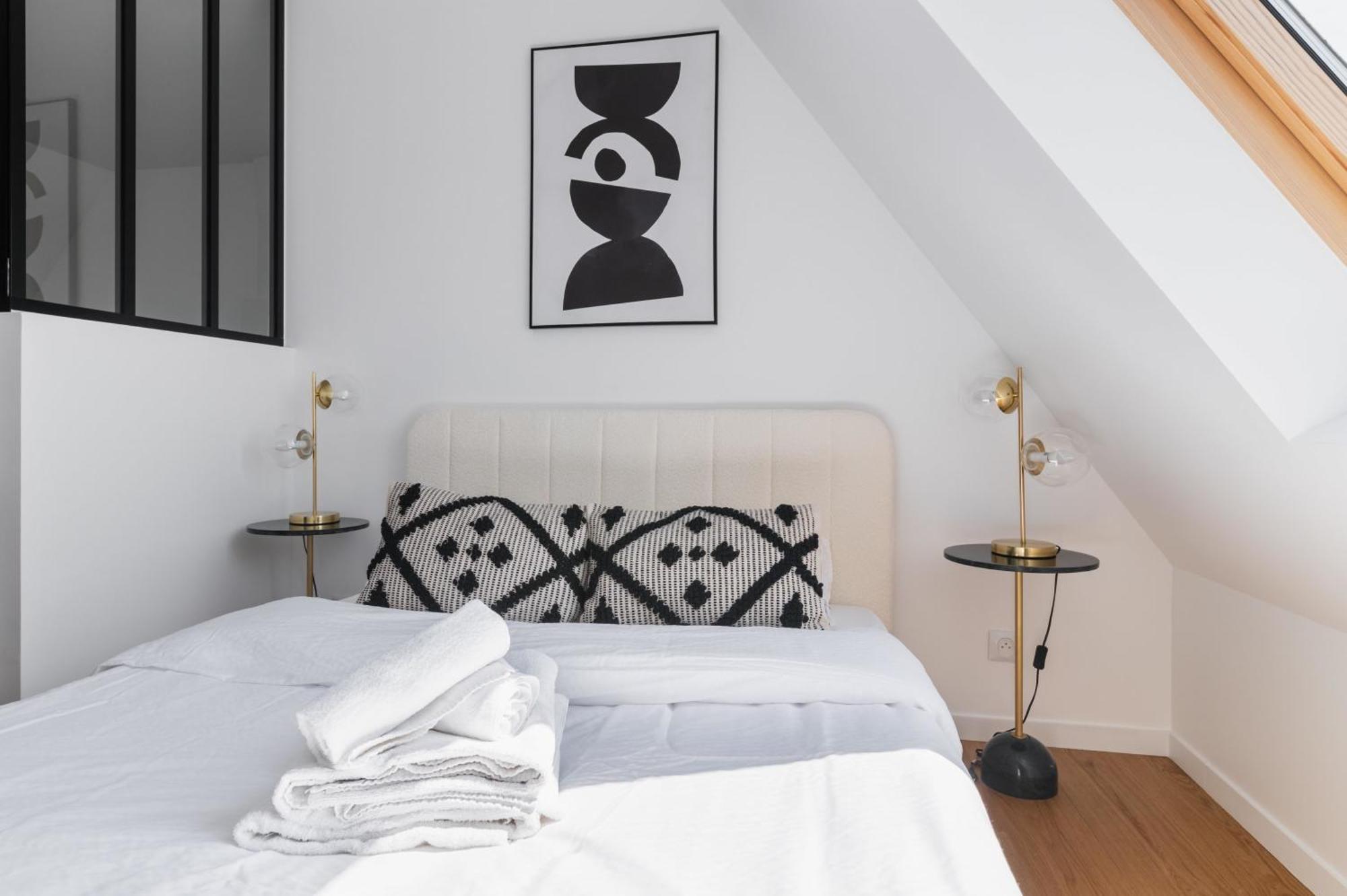 Appartamento 2 Pieces Refait A Neuf Dernier Etage - Paris 19 - 4P - Flat-Guest Esterno foto